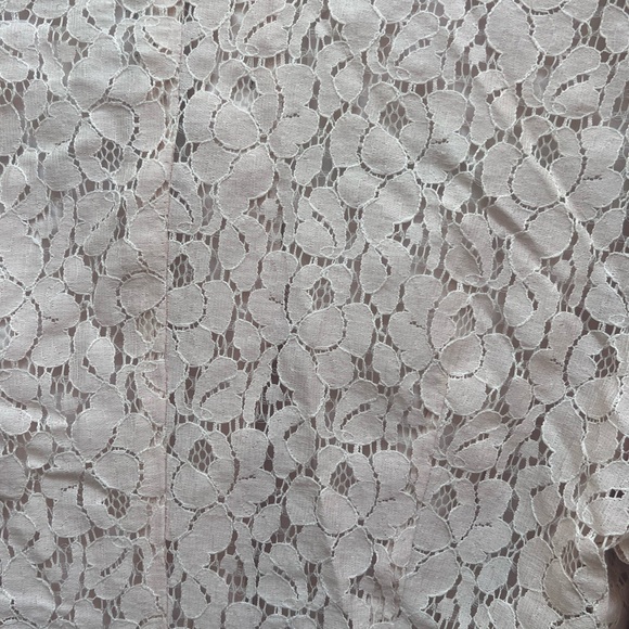 Forever 21 Baby Pink Lace Women's Moto Style Jacket - Picture 6 of 7